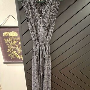 Molly Bracken Black and White Maxi Dress